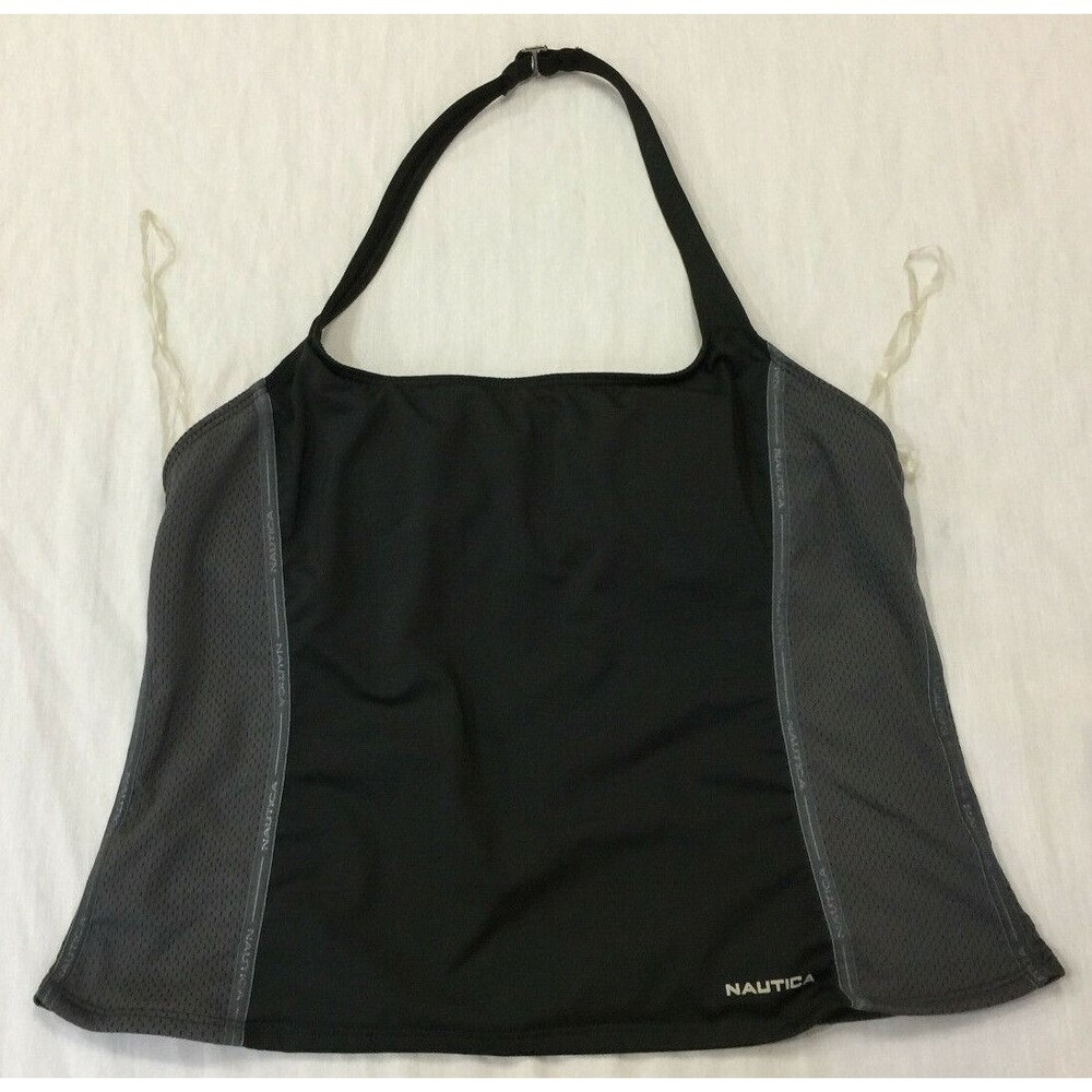 NAUTICA WOMENS SWIM WIRE FREE TANKINI TOP SIZE 14
